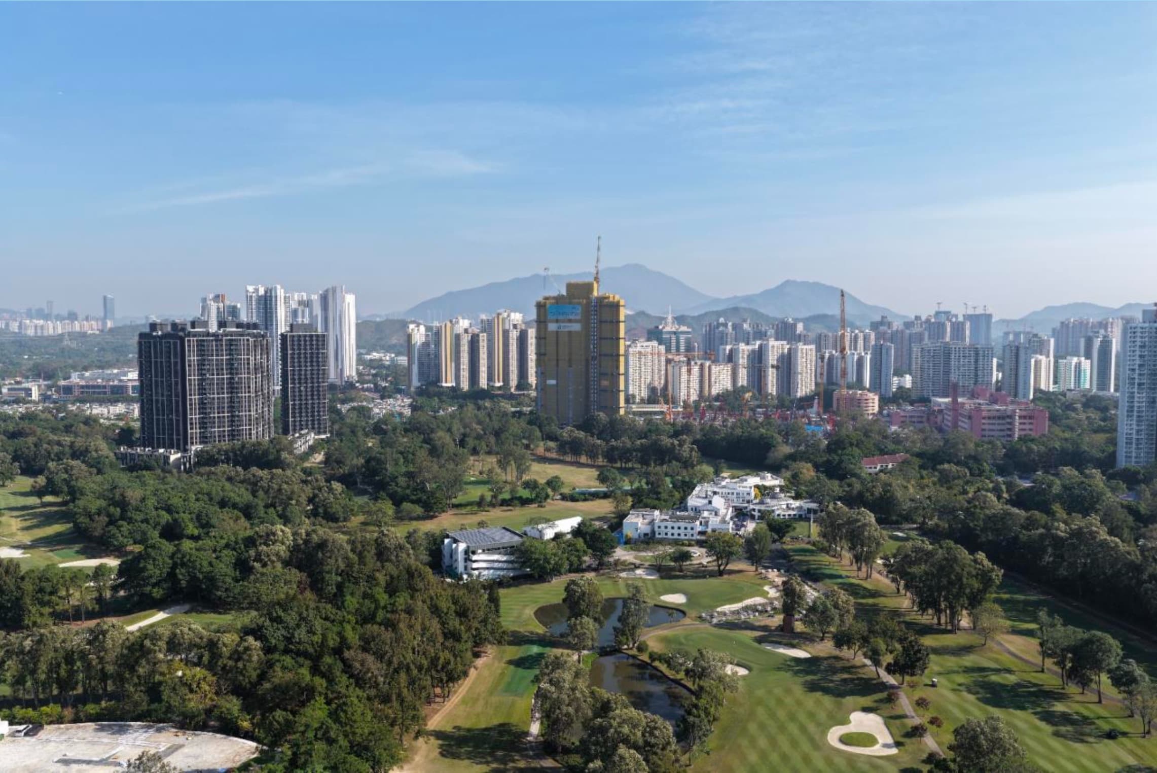 高爾夫球場全景